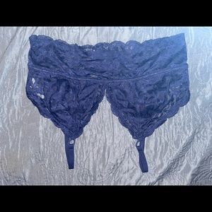 navy blue lace bralette